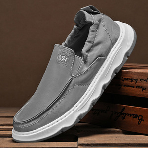 Prix de gros Chaussures pour hommes en toile de soie glacée, modè<span class=keywords><strong>le</strong></span> best-seller, à enfiler, sportives, décontractées, de skate et en tissu style Peking ancien - Product Image 5