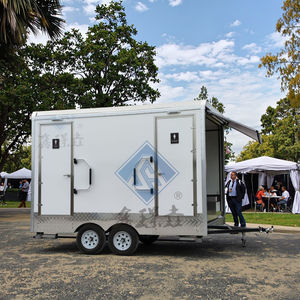 Offre Spéciale d'usine Fabrication Nouveau Design 350CM Rue Bon Prix Camion de Luxe Personnalisé Toilettes Mobiles Publiques Extérieures - Product Image 1