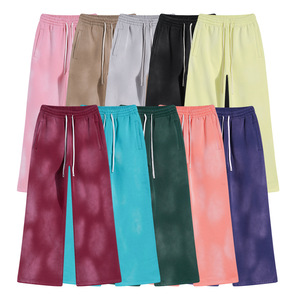 <span class=keywords><strong>Pantaloni</strong></span> sportivi invernali 360G in stile street, tinta spray, lavati, a lunghezza media, strappati, con bordi sfrangiati, stile equitazione, larghi, <span class=keywords><strong>felpati</strong></span> - Product Image 4