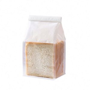 Sacs en plastique personnalisés en gros, sacs à pain à fond plat, sacs en papier promotionnels - Product Image 1