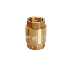 Válvula de Retención Vertical de Cobre Tipo Resorte de 1 Pulgada (4/6) para Tuberías de Agua Potable, Estructura de Lóbulo Único, Flujo Unidireccional - Product Image 2