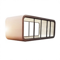 Hotel de Alojamiento Vacacional en el Área Escénica de Fangcang, Casa Prefabricada Tipo Cápsula Espacial con Ventanas de Vidrio Desmontables de Piso a Techo