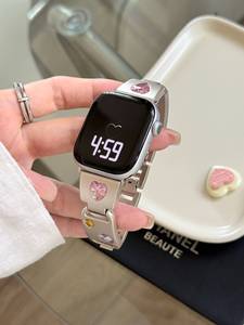 Le donne di moda arcobaleno Bling Diamond polsino amore in acciaio inox di ricambio sport di lusso orologio cinturino cinturino per orologio - Product Image 4