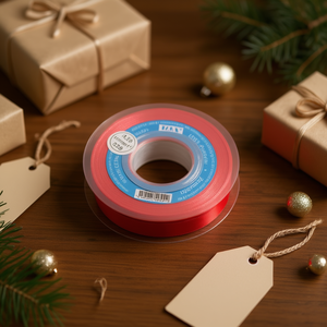 Cinta de Raso Il Satin de 2.0cm x 25Y, Color Rojo, para Decoración de Regalos - Product Image 2