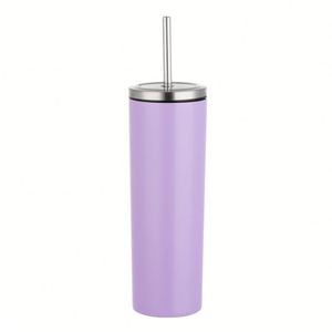 Gobelet isotherme portable en acier inoxydable de 20 oz avec paille à vis pour étudiants - Product Image 4