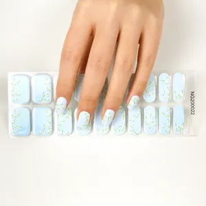 Nail Wrap Gel Uv Gel Hot Sale Gel Nail New Design UV Lamp Gel Nail Wraps