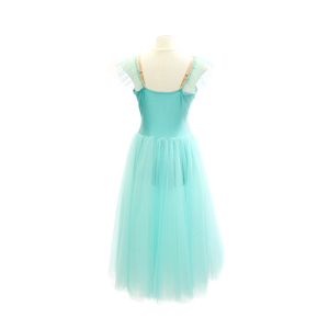 ชุดบัลเลต์สีฟ้าครามสำหรับเด็กผู้หญิง สไตล์โรแมนติก แบบมืออาชีพ เหมาะสำหรับการแสดงนัทแครกเกอร์และเจ้าหญิงนิทรา - Product Image 5