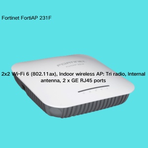 จุดเชื่อมต่อไร้สายภายในอาคาร Fortinet FAP-231F-C 2x2 Wi-Fi6 Tri Radio เสาอากาศภายใน 2 ต้น สำหรับพอร์ต RJ45 รับประกัน 1 ปี มีสินค้าในสต็อก - Product Image 3