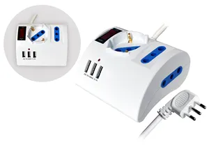 Mini Travel Socket Table USB Charge Socket With 3 USB Overload Protection