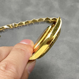 Montre automatique de luxe en or pour hommes, cadran blanc, lunette cannelée, bracelet Président, 40 mm - Product Image 5