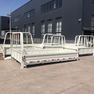 Nouvelle boîte galvanisée plongée à chaud remorque benne support ferme/<span class=keywords><strong>utilitaire</strong></span>/petite voiture remorque camion boîte en acier pour Dongfeng Jiefang - Product Image 6