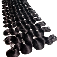 Cabello Virgen Vietnamita e Indio SDD Body Wave, Precio de Fábrica, 100% Sin Procesar, Liso Natural, Doble Trama, Paquetes de Cabello para Tejer