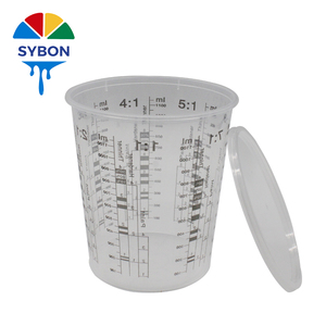 Différents types de gobelets de mélange de peinture - 400/700/1300/2300 ml Plastique anti-corrosion, Échelle précise pour la préparation de la peinture <span class=keywords><strong>automobile</strong></span> - Product Image 3
