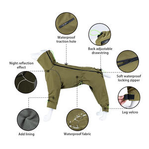 Quatro patas duro Shell <span class=keywords><strong>Jacket</strong></span> Harness Casaco Quente Designer Highend Pet roupas para médio grande cão - Product Image 2