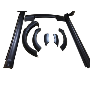 Parachoques Delantero y Trasero, Capó, Ceja de Rueda y Alerón Trasero para Porsche Cayenne 955 957 06-13, Kit de Carrocería Ancha Modificado Techar para Porsche Cayenne 957 - Product Image 5