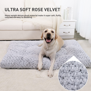 Lit de cage pour chien en peluche de luxe, écologique, doux, respirant, lavable, antidérapant, pour chiens de petite, moyenne et grande taille - Product Image 2