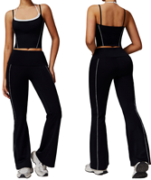 Soutien-gorge de sport personnalisé pour femmes, ensemble de yoga, hauts courts de gymnastique respirants, shorts en maille pour l'entraînement physique