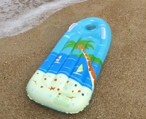 PVC充气儿童冲浪板，便携式身体板儿童充气滑板
