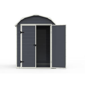 Cobertizo de Almacenamiento de Plástico con Techo de Gambril, Venta de Fábrica, Varios Modelos de Resina para Jardín Exterior, Plegable, para Granjas Avícolas, Cobertizos Pequeños - Product Image 5