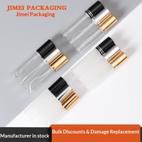 Botol Isi Ulang Parfum 10ml Botol Semprot Kaca Aluminium Sampel Portabel Perjalanan Perawatan Pribadi Botol Dispenser