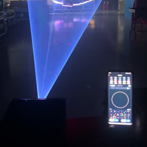 Proyector de máquina de nieve de animación de boda 3D con espectáculo láser de escenario de discoteca a todo color de 10 vatios con DJ Lazer - Product Image 4