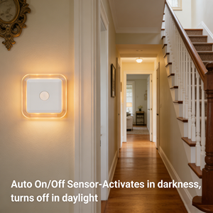 Mini LED Night <b>Light</b> EU/US Plug-in Dusk to Dawn <b>Sensor</b> Wall Nights Lamp Square <b>for</b> Bedroom Hallway <b>Stairs</b> Corridor - Product Image 2