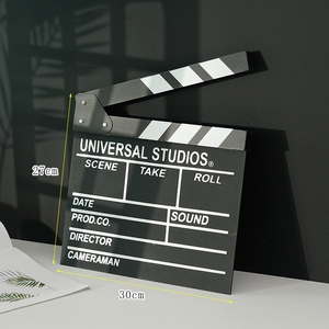 Nouvelle Offre Spéciale : Plaque Clapperboard en Bois Amusante pour la Photographie en Ligne, Décoration Murale, Artisanat en Bois, Ornements Gravés - Product Image 3
