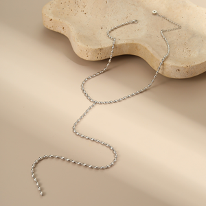 Collar y pulsera de zirconia y acero inoxidable más vendidos - accesorio moderno, único y versátil para mujeres. - Product Image 5