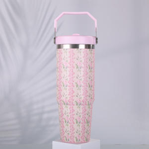 Même style, tasse de bureau isotherme portable de 30 oz à double paroi, en acier inoxydable, anti-fuite, maintien thermique 24h, avec poignée antidérapante - Product Image 5