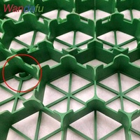 Grille de contrôle de l'érosion en HDPE pour pavés, drainage de jardin, stabilisation de voies de circulation, gazon et dalles de béton