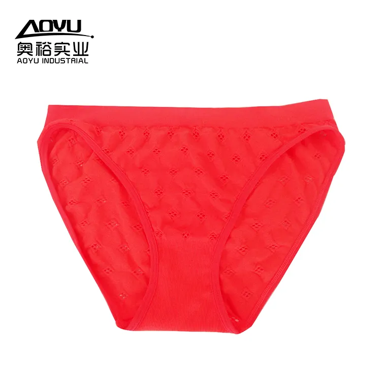 Vente en gros Boxer sans couture Sexy Ladies Red Slips pour femmes pas cher Sous-vêtements pour femmes Sexy Sous-vêtements personnalisés