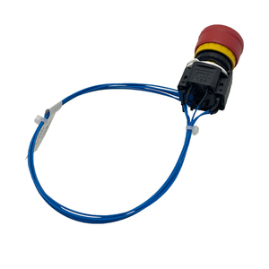 1 Pieza Nueva A05B-2255-D001 para <span class=keywords><strong>Robot</strong></span> <span class=keywords><strong>FANUC</strong></span> A05B-2255/A05B-2256, Botón de Parada de Emergencia para Panel de Enseñanza con Cable y Conector, en Stock - Product Image 3