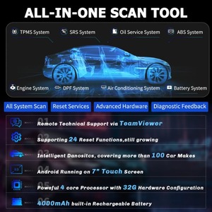 Foxwell GT60 OBD2 xe công cụ Chẩn đoán đầy đủ hệ thống hoạt động kiểm tra 24 thiết lập lại dịch vụ cho một/F dầu SRS DPF epb điện tử điện 1 năm - Product Image 3