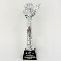 Plaque en résine Or Argent Bronze N°1 2 3, Trophée en cristal, Récompense MH-LJ0941