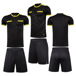 Volwassen Voetbal Scheidsrechter Stelt Mannen Professionele Ademende Voetbal Scheidsrechter Uniform Voetbal Scheidsrechter Jersey - Product Image 6