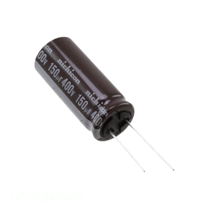ตัวแทนจำหน่ายอย่างเป็นทางการ ตัวเก็บประจุแบบ Through Hole 560 uF UCY2C561MHD CAP ALUM 560UF 20% 160V RADIAL - Product Image 1