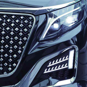Pour Mercedes-Benz <span class=keywords><strong>Vito</strong></span> V-Class 16-23, garniture de <span class=keywords><strong>capot</strong></span> et de pare-chocs arrière Golden Crown, finition mate PP - Product Image 5