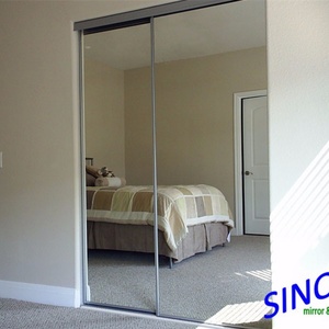 Vinyl Backed <b>Silver</b> <b>Mirror</b> Glass, Safety <b>Mirror</b> for Wardrobe Sliding <b>Mirror</b> Doors - Product Image 6