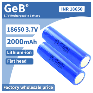 بطارية أصلية <span class=keywords><strong>18650</strong></span> بسعة 1800 مللي أمبير 2000 مللي أمبير 3000 مللي أمبير 3500 مللي أمبير 3.7 فولت ليثيوم أيون قابلة لإعادة الشحن للمصابيح اليدوية وأجهزة التحكم عن بعد والألعاب - Product Image 1