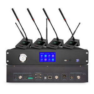 Équipement <span class=keywords><strong>de</strong></span> <span class=keywords><strong>Conférence</strong></span> Professionnel Sans Fil pour Salle <span class=keywords><strong>de</strong></span> Réunion, Enregistrement Vidéo et Audio, Microphone <span class=keywords><strong>de</strong></span> <span class=keywords><strong>Conférence</strong></span> - Product Image 4