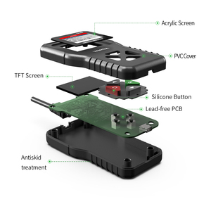 Lecteur de code de diagnostic automatique OBD2 Scanner de voiture 12V avec 12 mois de garantie IPSScreen ECU App OTA - Product Image 2
