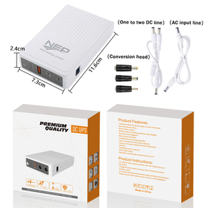 Wifi Router UPS Với Pin Lithium Trực Tuyến Mini UPS Sao Lưu Cho CCTV Máy Ảnh IP Điện Thoại Di Động DC USB Modem Chế Độ Chờ Mini UPS - Product Image 3