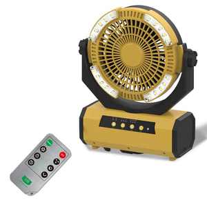 Utilisation du ventilateur solaire Ventilateur de camping rechargeable Ventilateur de <span class=keywords><strong>tente</strong></span> Prix bon marché Mini maison mobile portable à énergie solaire avec lumière Table d'extérieur - Product Image 1