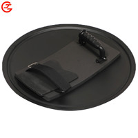 Bouclier de protection supérieur en alliage d'aluminium rond robuste pour la gestion des foules et les scénarios tactiques