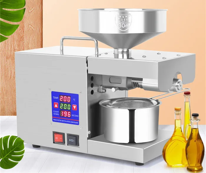 Stainless Steel Oil Extraction Machine/home Oil Press Machine/groundnut Oil Processing Machine
