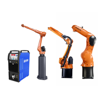 Assemblage de manutention Robot de soudage par palettisation Bras de robot R1640-2 KUKA KR8 Torche de soudage CNGBS/positionneur/Station de nettoyage de pistolet