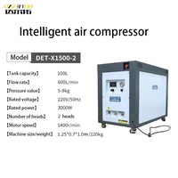 Mesin kompresor udara kecil 220V, kompresor udara mini tanpa minyak Silent 500 liter untuk melukis