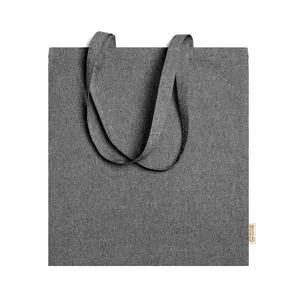 Borsa shopper in cotone riciclato 120 gr gadget sostenibili - Product Image 1