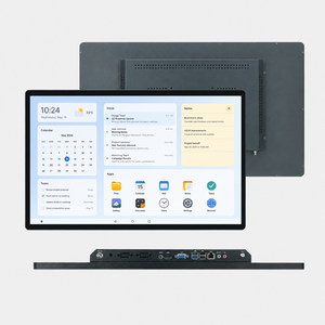 จอภาพ LCD อุตสาหกรรมแบบสัมผัส FHD พร้อมตัวเรือนอะลูมิเนียม ขนาด 15.6 17.3 22 24 27 32 นิ้ว แบบไร้พัดลม ติดผนัง รองรับ Android Win Linux พร้อมแผงควบคุมแบบสัมผัส - Product Image 1