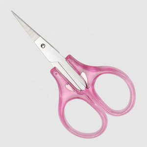 Petits ciseaux de couture vintage en acier inoxydable, mini-outils <span class=keywords><strong>à</strong></span> bord tranchant, outils OEM, pour broderie, résidus de <span class=keywords><strong>fil</strong></span>, manche en plastique élégant - Product Image 2